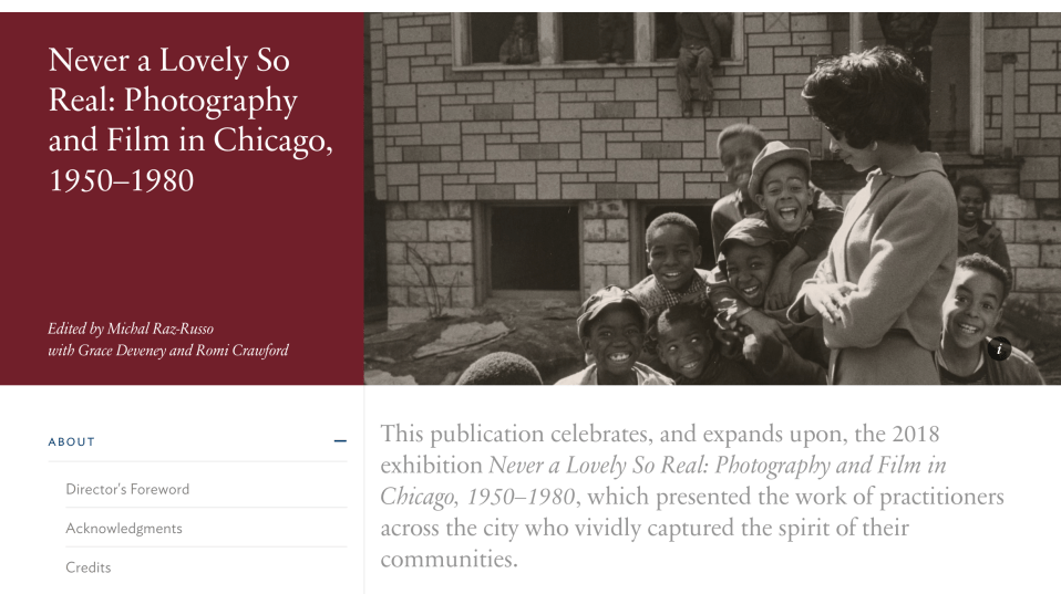 Never a Lovely So Real, Digital Publication from the Art Institute of Chicago